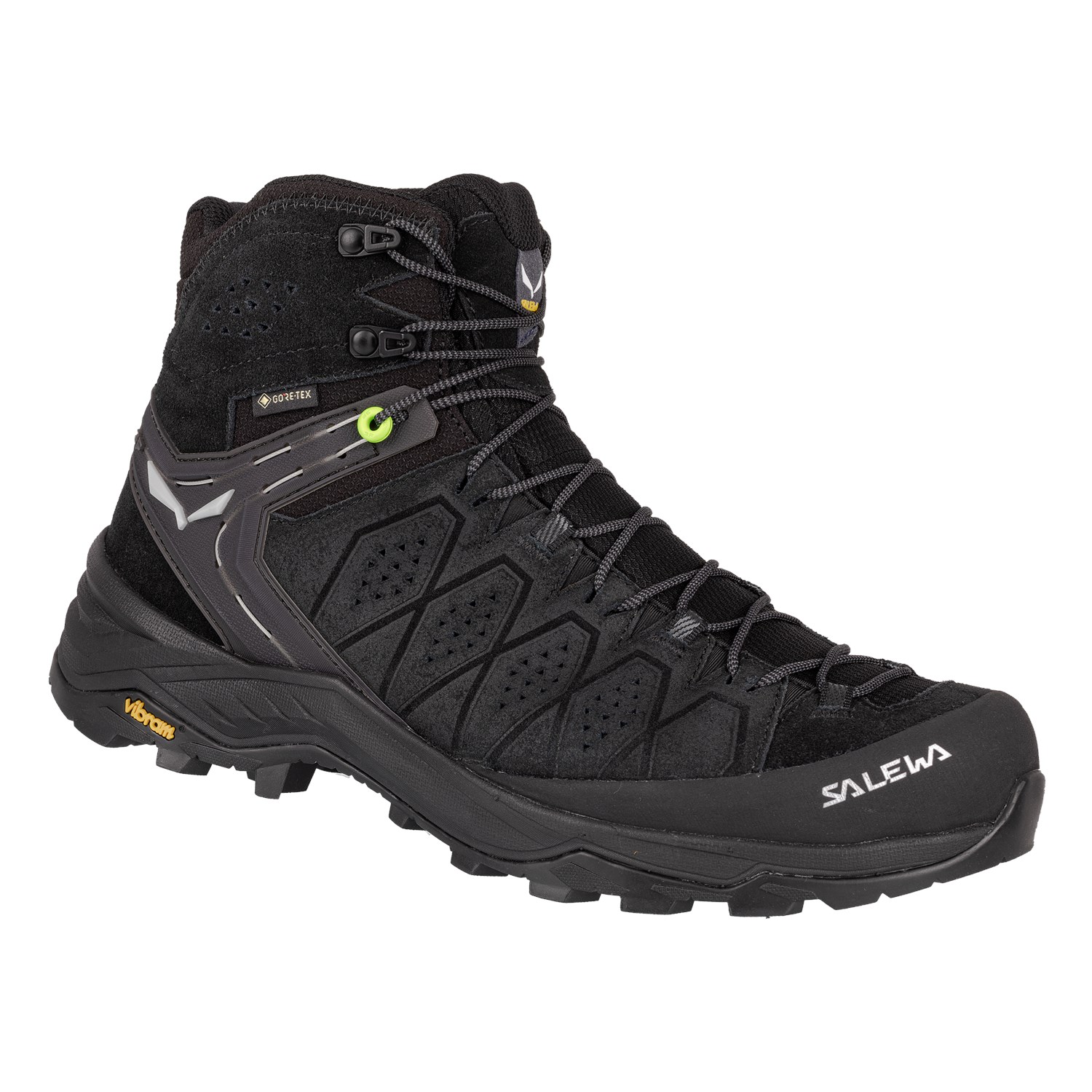 Zapatillas Trekking Hombre Chile - Salewa Alp Trainer 2 Mid GORE-TEX® - Negras/Negras - MTVQ-20931